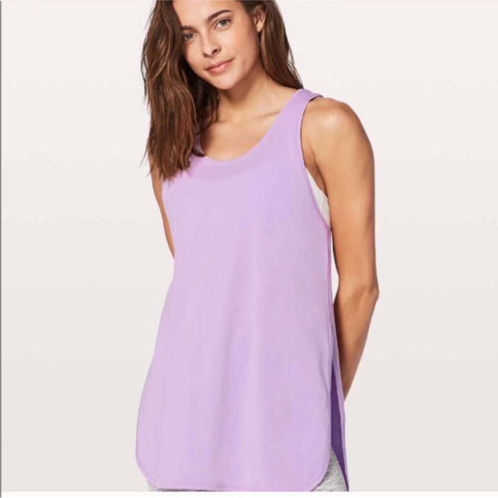 Lululemon Side story Tank in Lavender